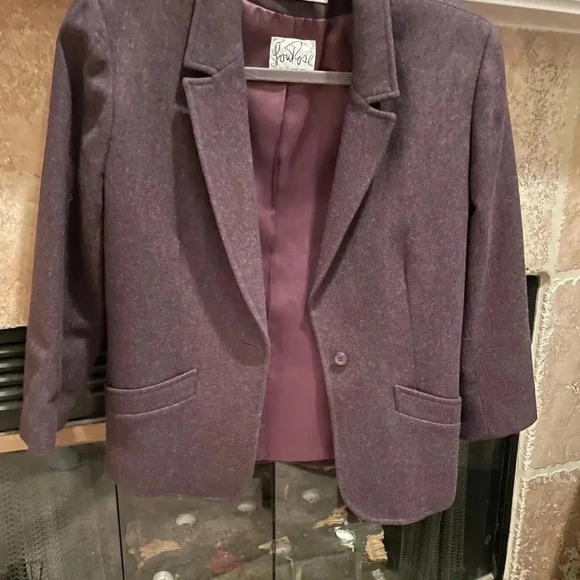 Pendleton Vintage Lou Rose Santa Barbara 100% Wool Blazer Sm/Med Preppy Elegant - Picture 6 of 8